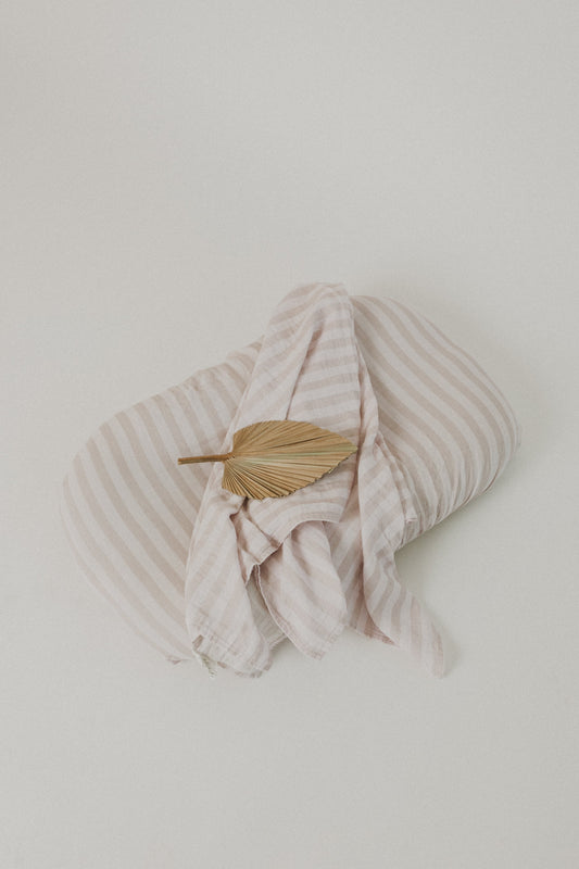 Muslin Changing Pad Cover | Striped