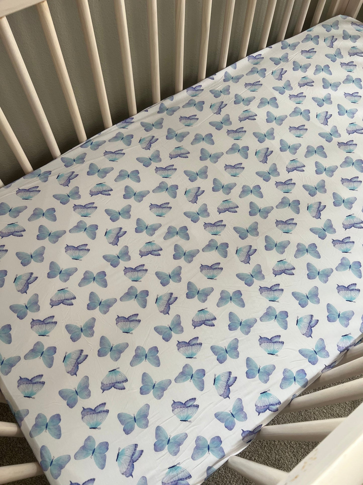 Butterfly Kisses | Crib Sheet