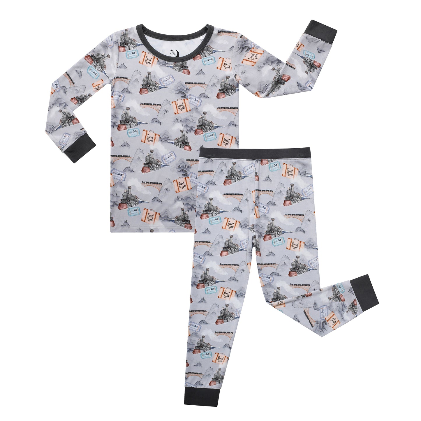 Steam Dreams (Train) Long Sleeve PJ's