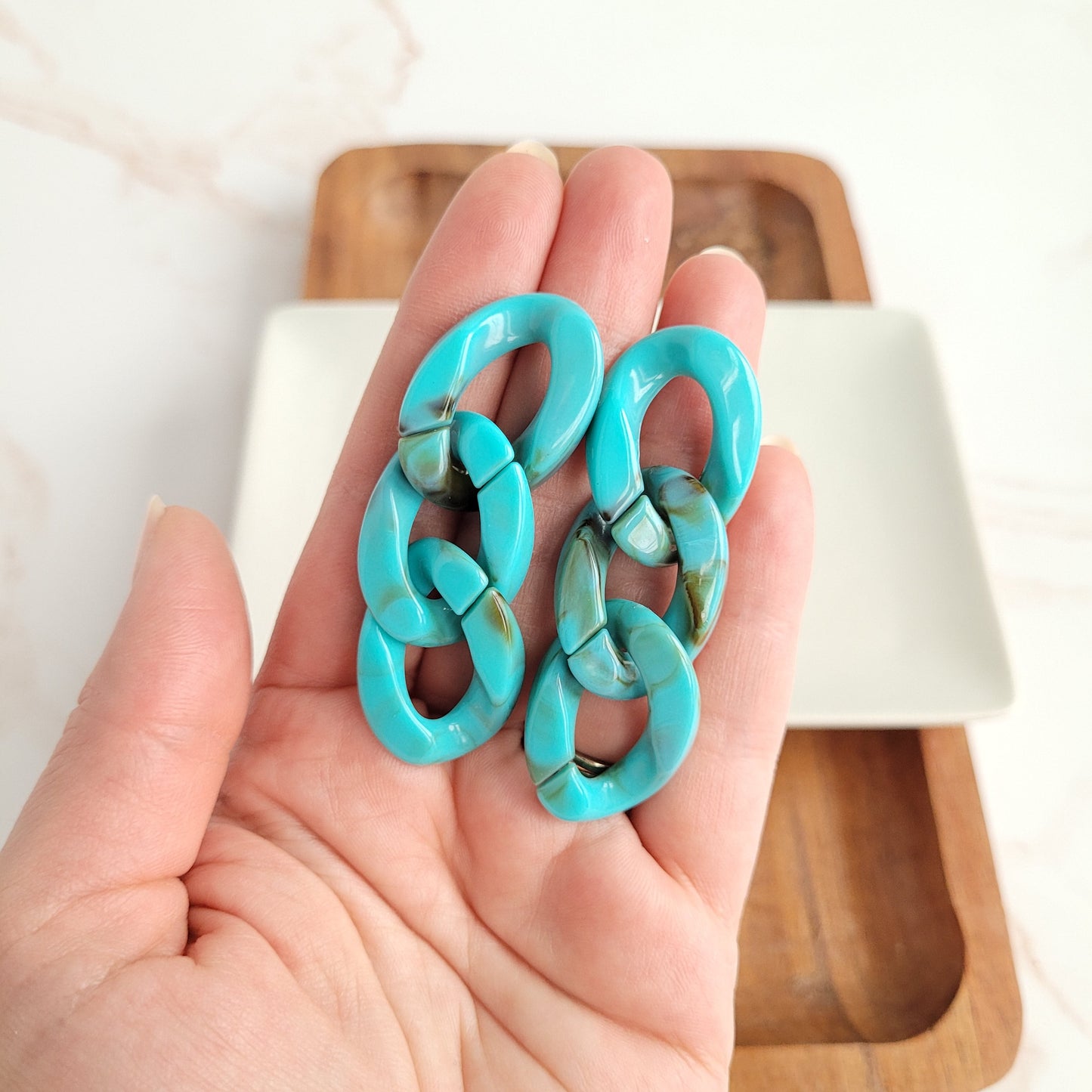 Brooklyn Earrings - Turquoise