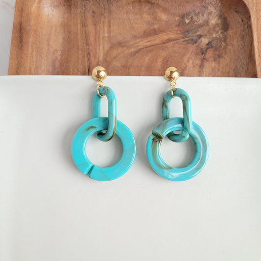 Cora Earrings - Turquoise