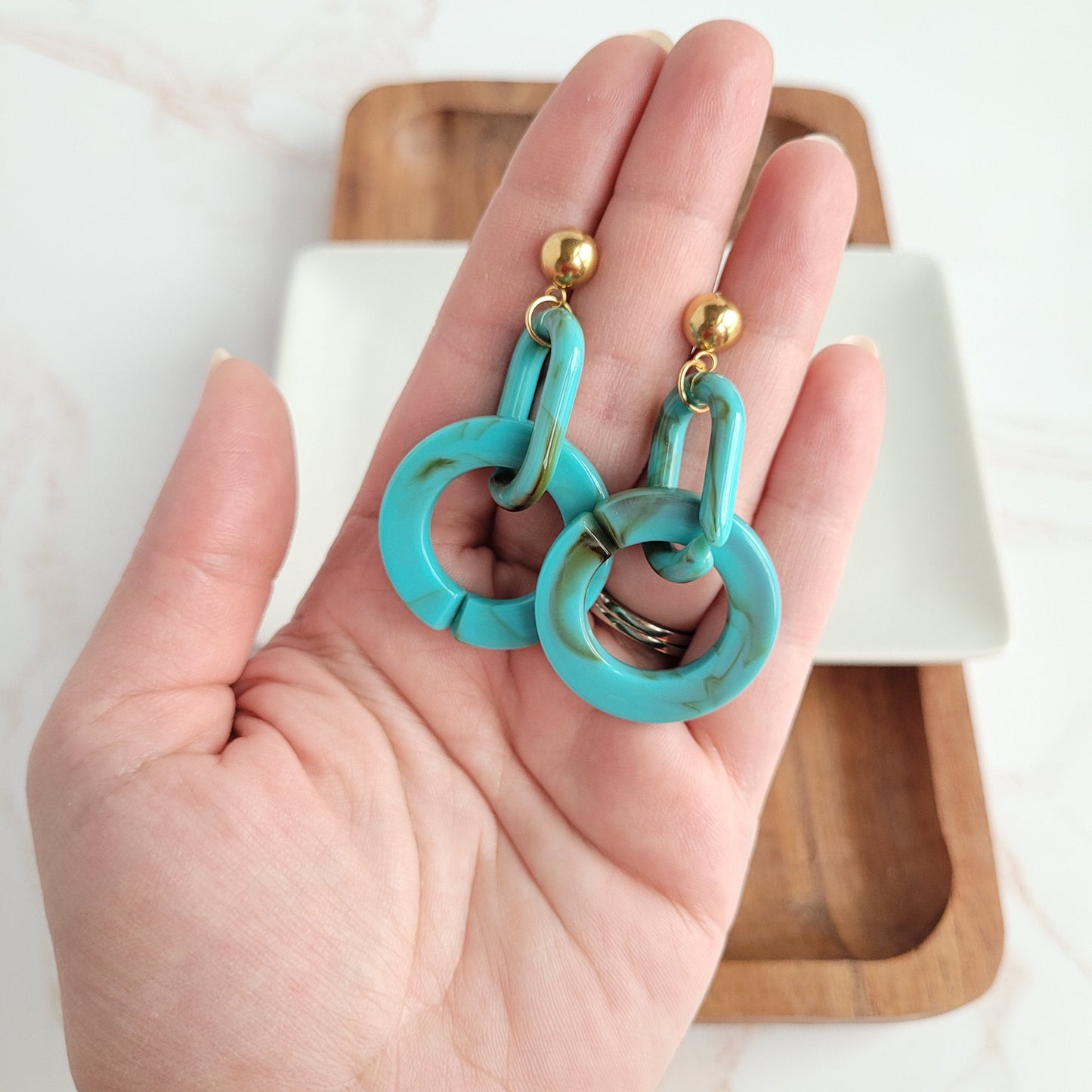 Cora Earrings - Turquoise