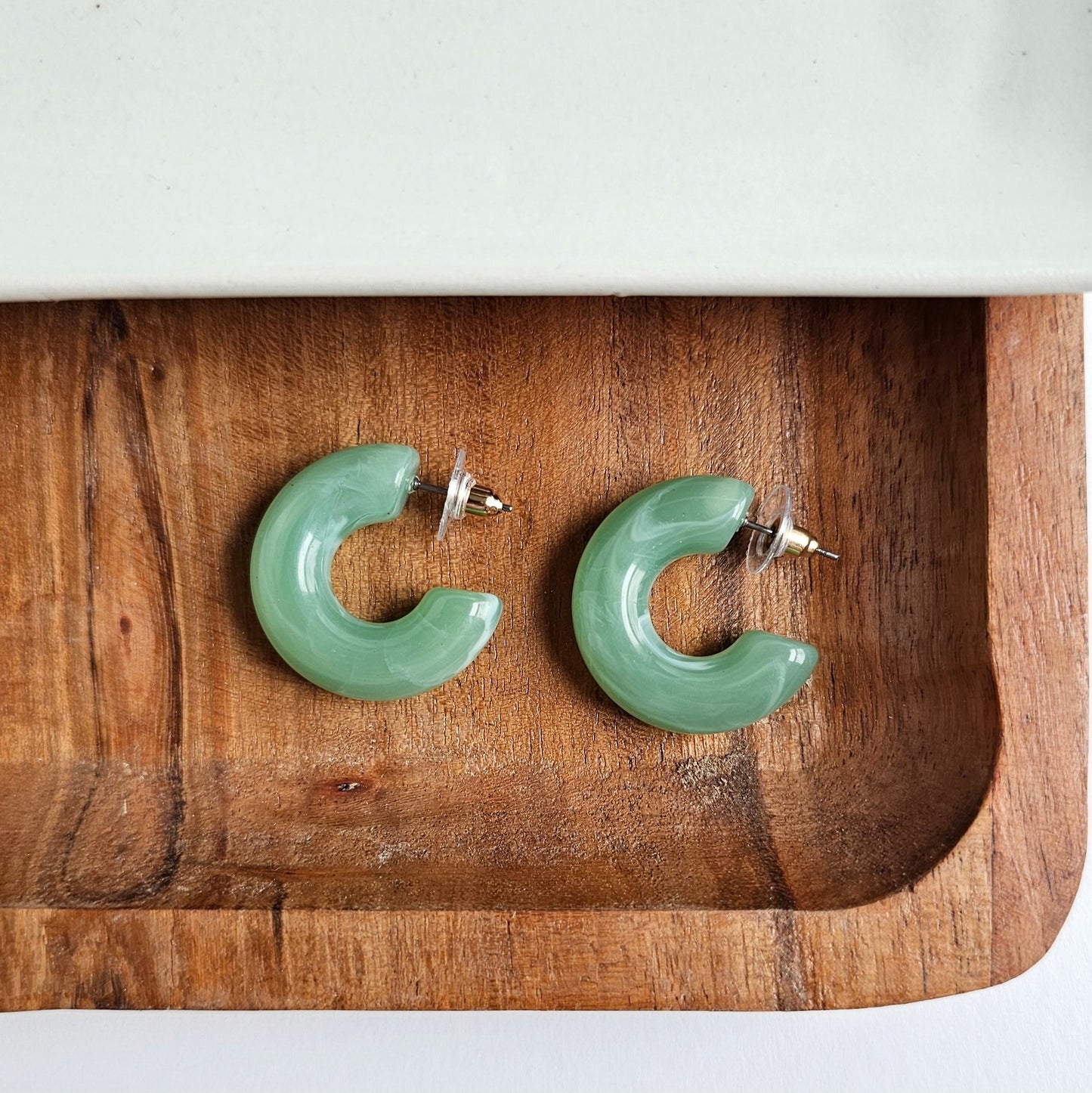 Chloe Hoops - Sage