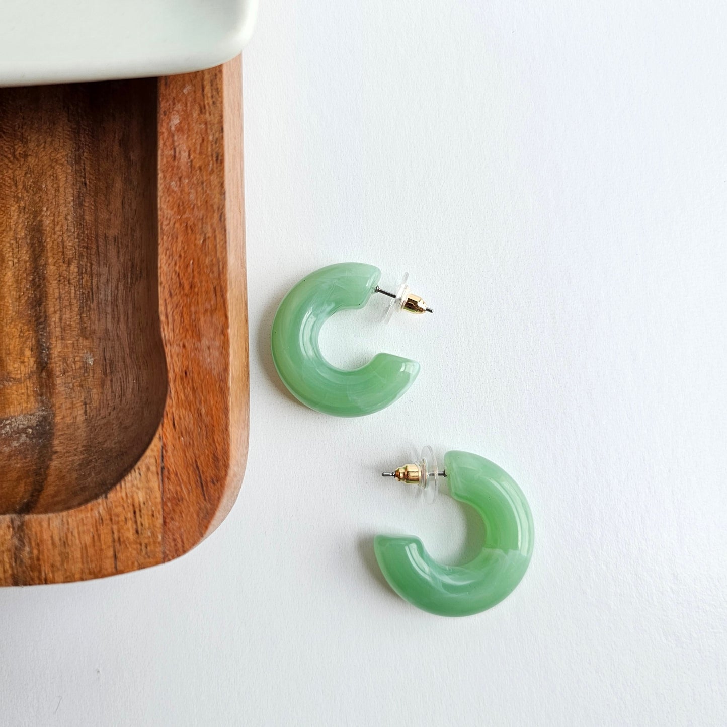 Chloe Hoops - Sage