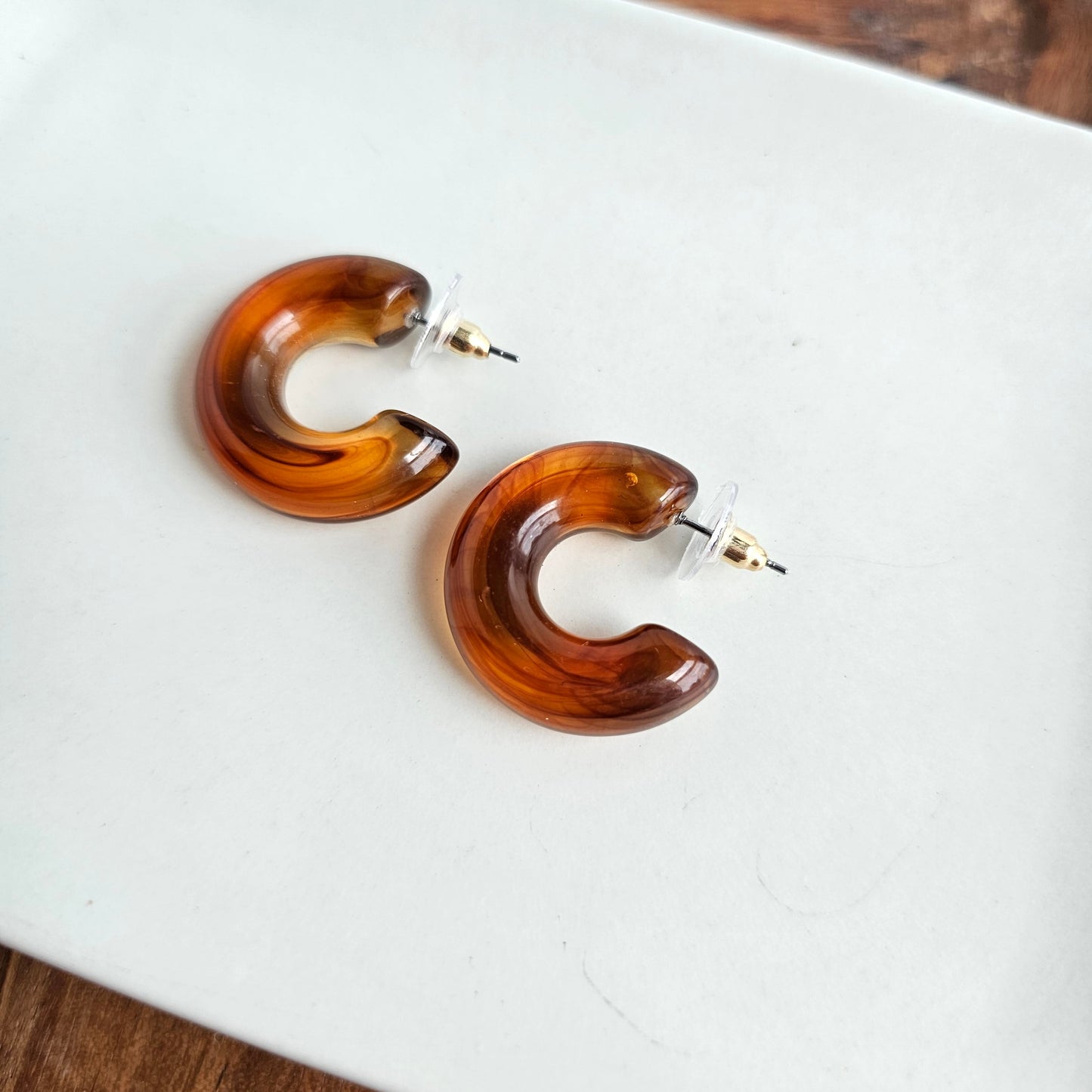 Chloe Hoops - Amber