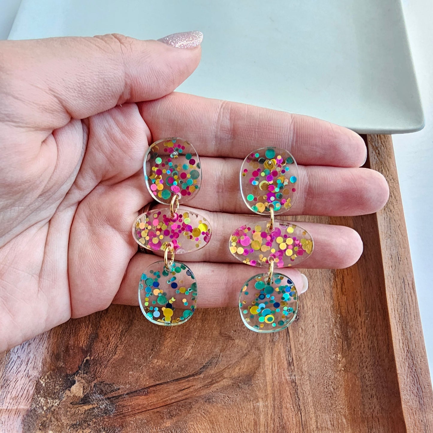 Florence Earrings - Confetti