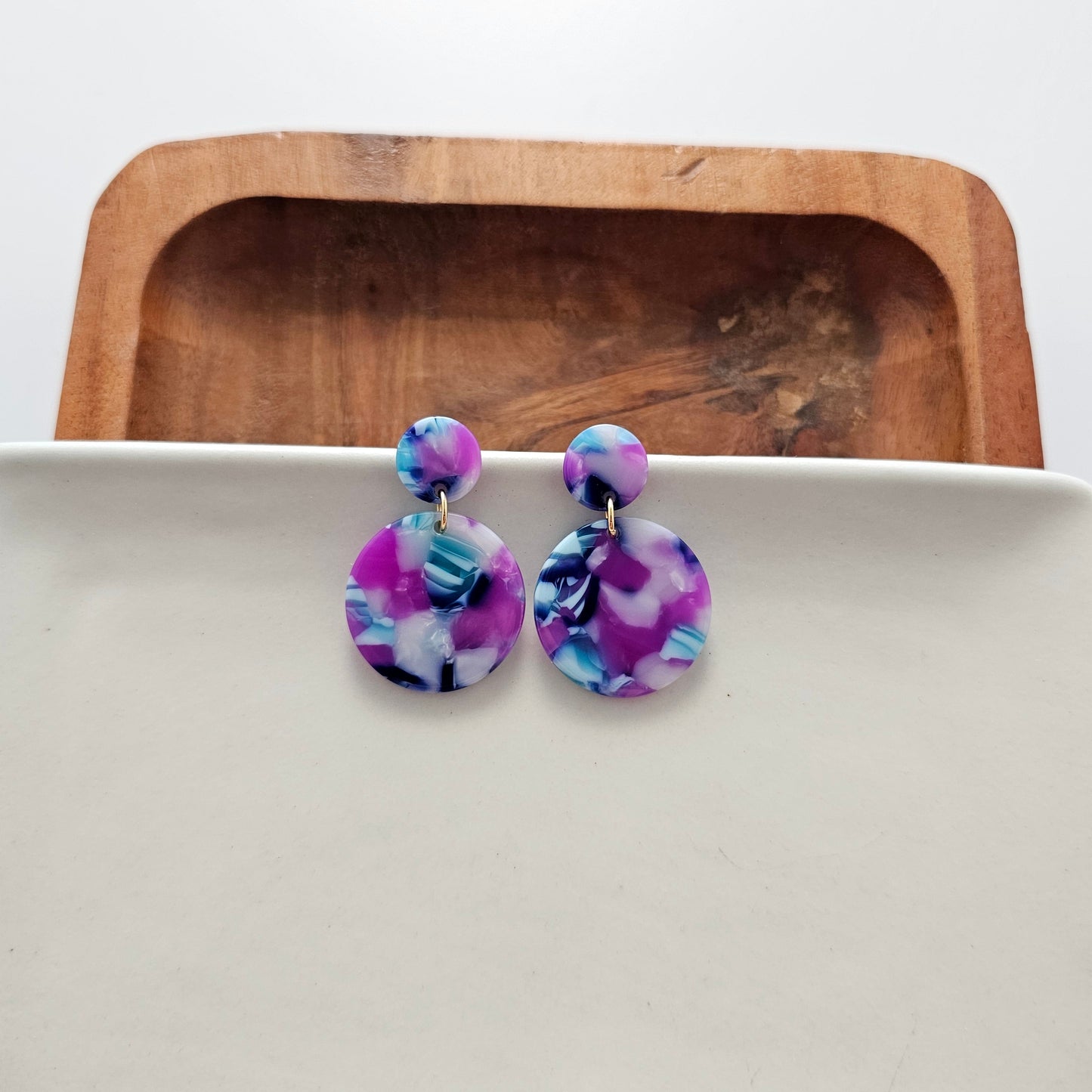 Addy Earrings - Purple Party