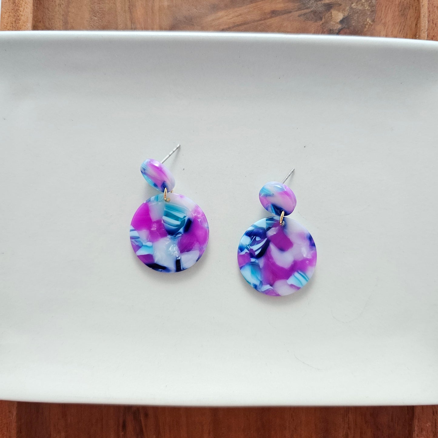 Addy Earrings - Purple Party