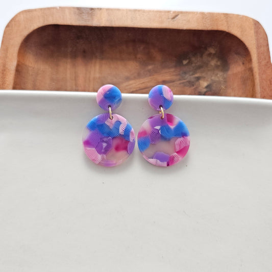 Addy Earrings - Cotton Candy