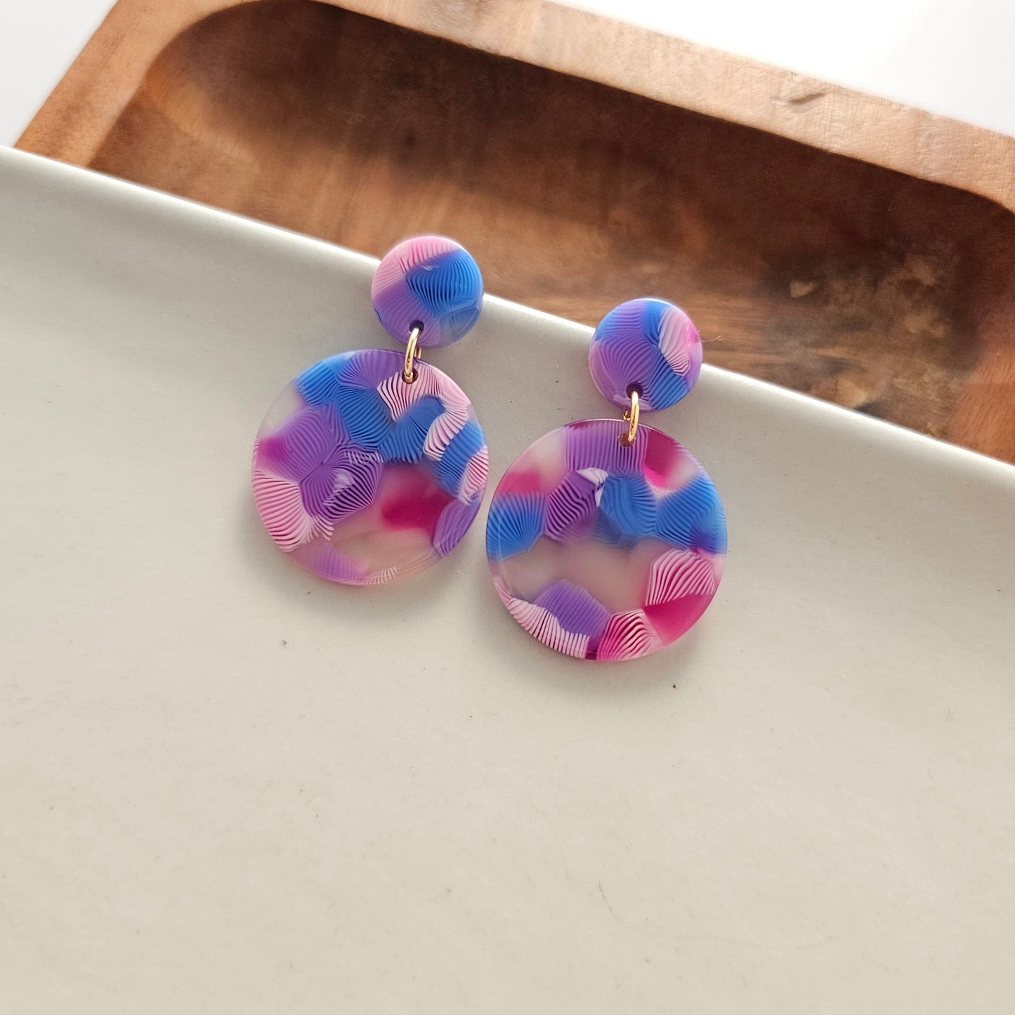 Addy Earrings - Cotton Candy