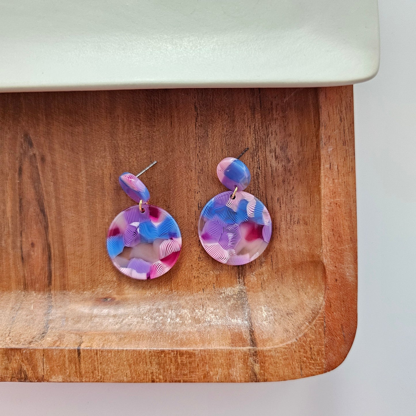 Addy Earrings - Cotton Candy