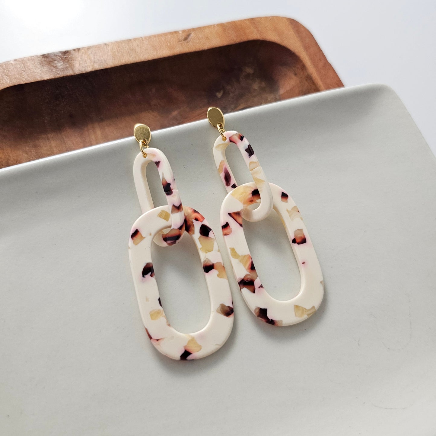 Chrissy Earrings - Terrazzo