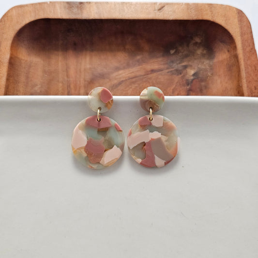 Addy Earrings - Camo Chic