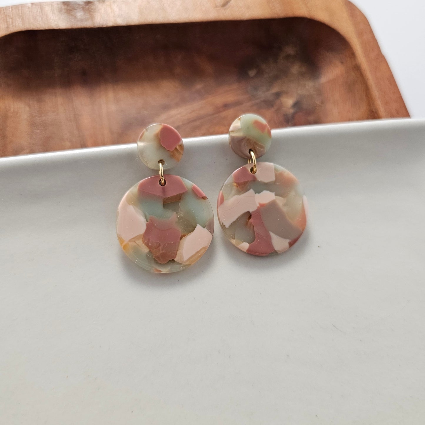 Addy Earrings - Camo Chic