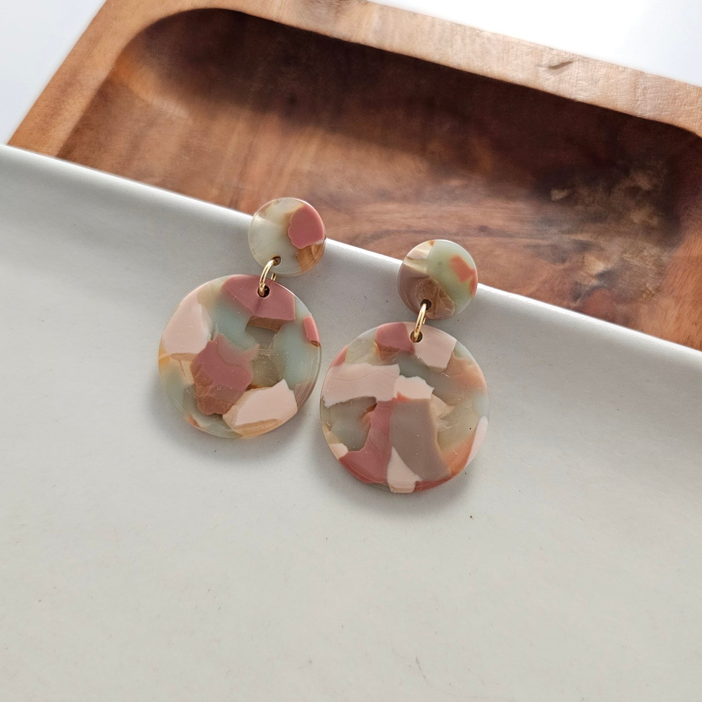 Addy Earrings - Camo Chic