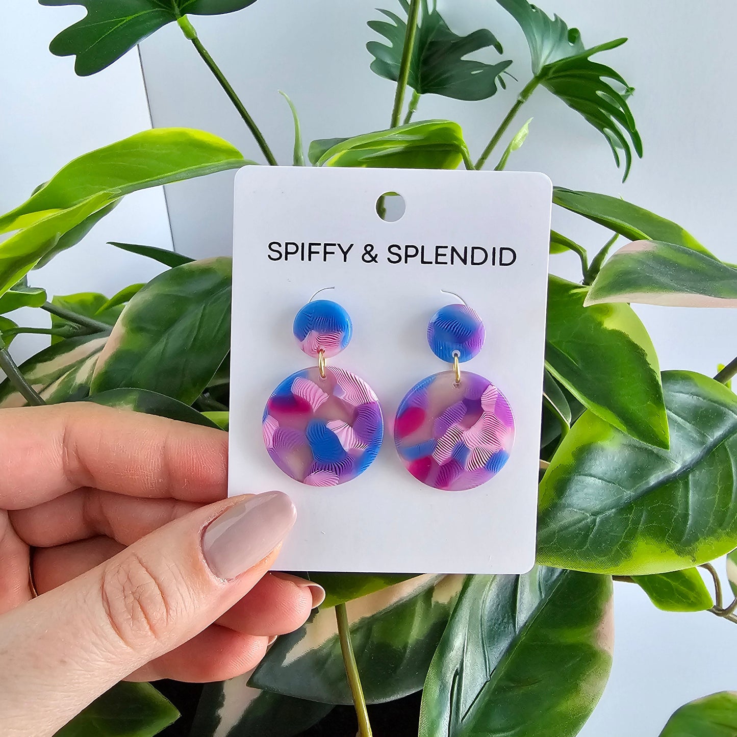 Addy Earrings - Cotton Candy