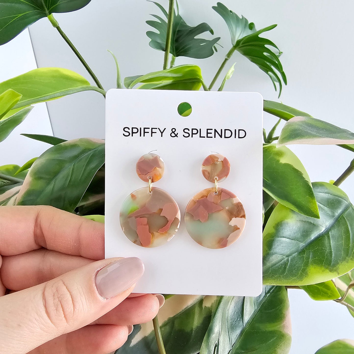 Addy Earrings - Camo Chic