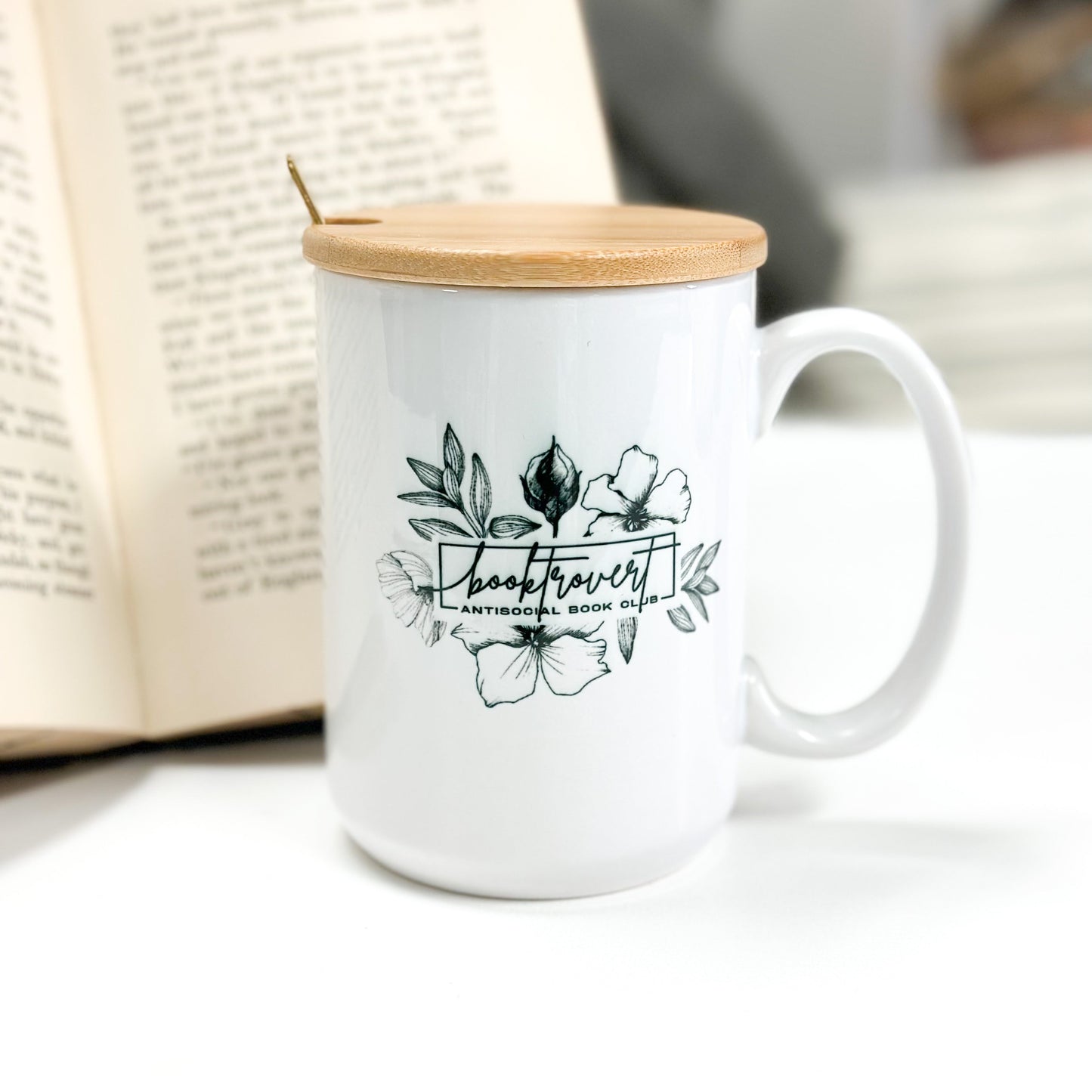 Booktrovert, Funny Mug, Coffee Mug Book Lover Gift