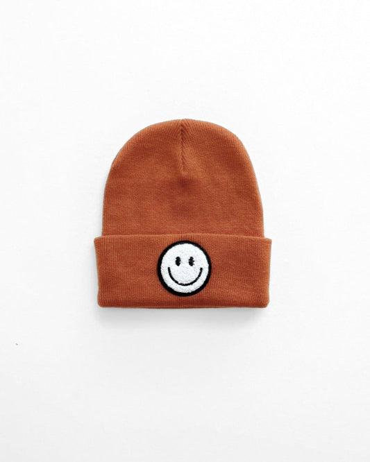 Smiley Beanie | Rust