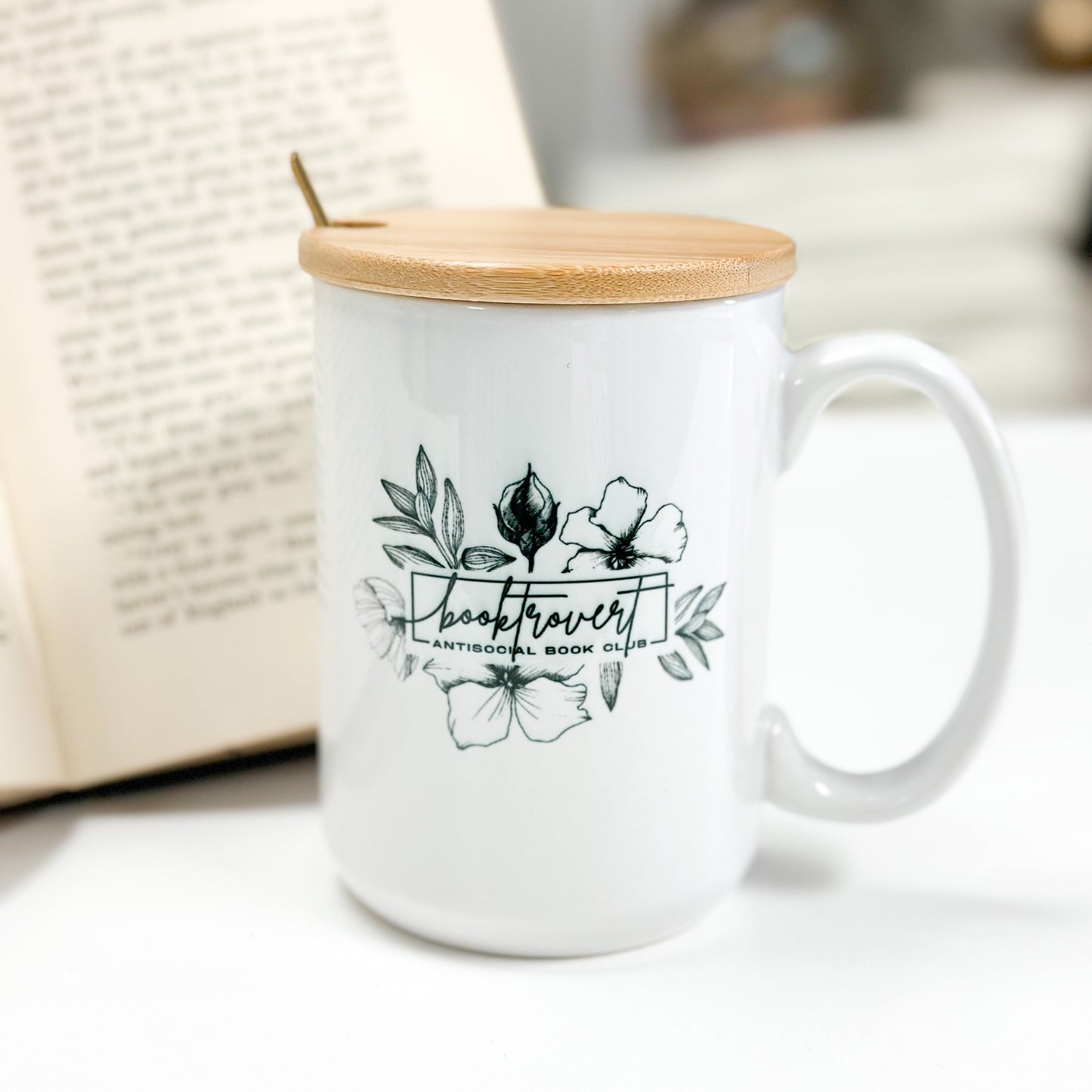 Booktrovert, Funny Mug, Coffee Mug Book Lover Gift