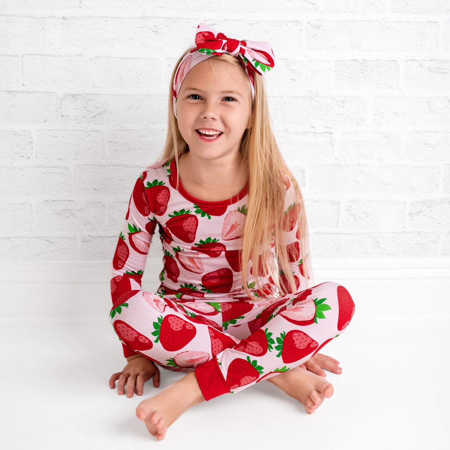 Berry Sweet (Strawberry) Long Sleeve PJ's