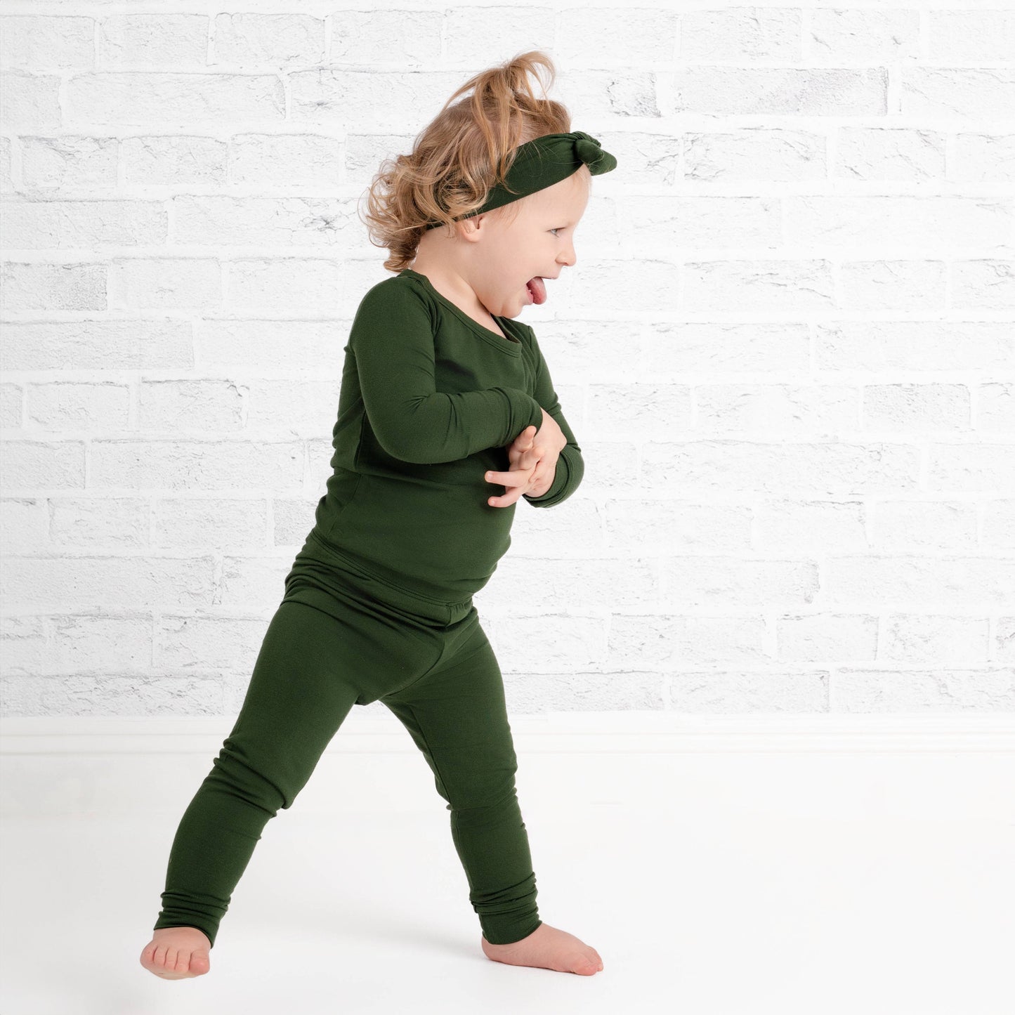 Emerald Long Sleeve PJ's