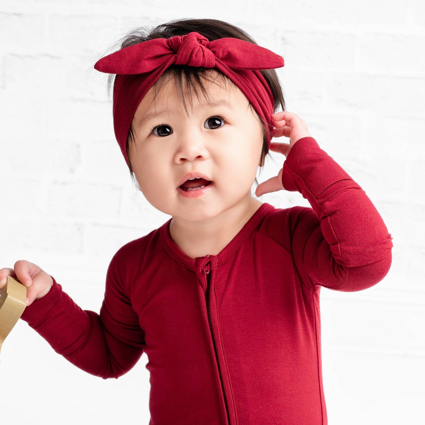 Burgundy Romper