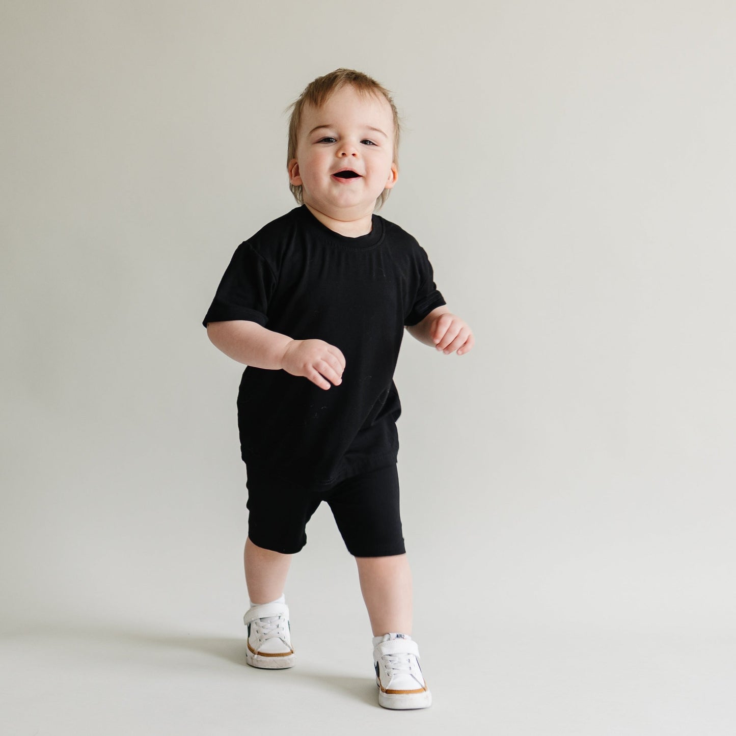 Bamboo Tee & Bike Shorts Set