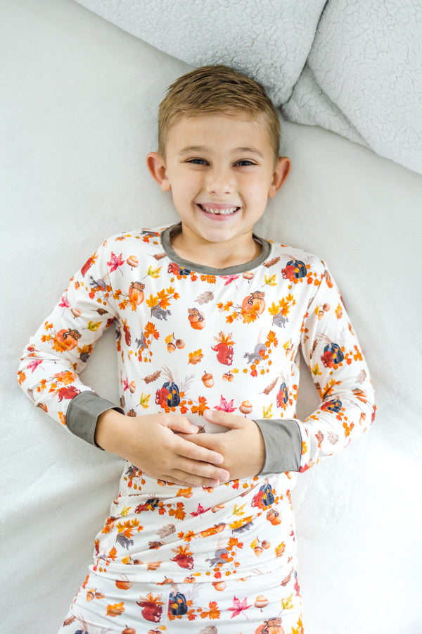 Acorn Frenzy - Long Sleeve 2 Piece Set