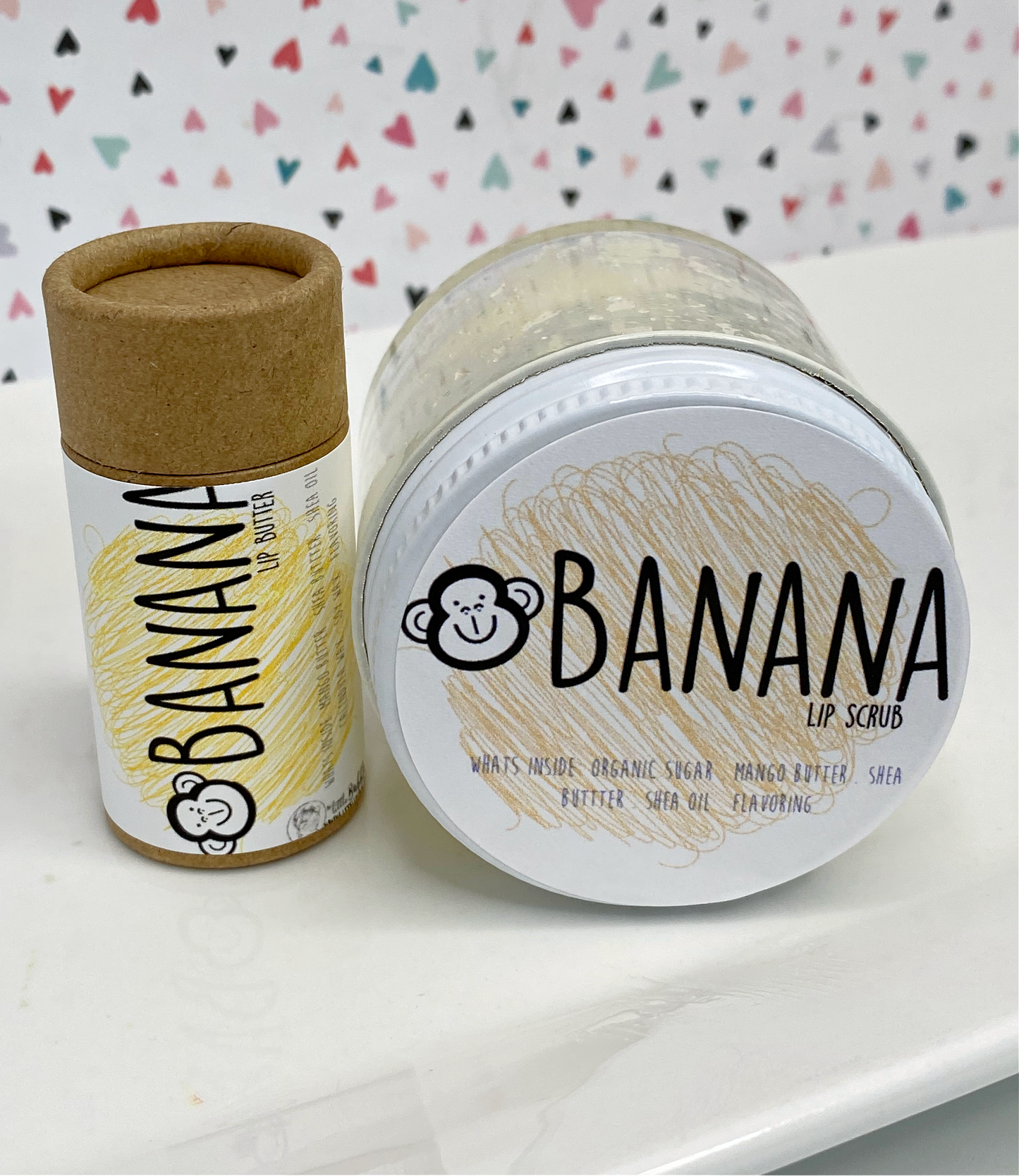 Banana VEGAN Lip Scrub