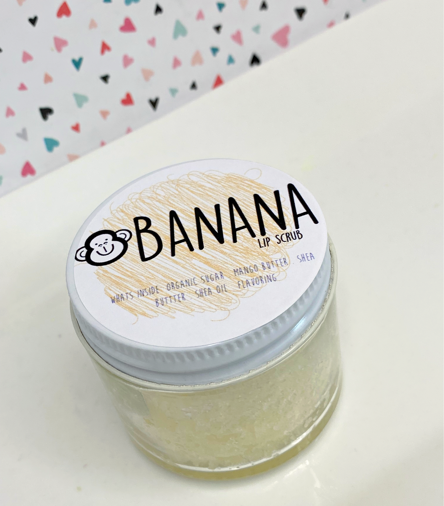 Banana VEGAN Lip Scrub