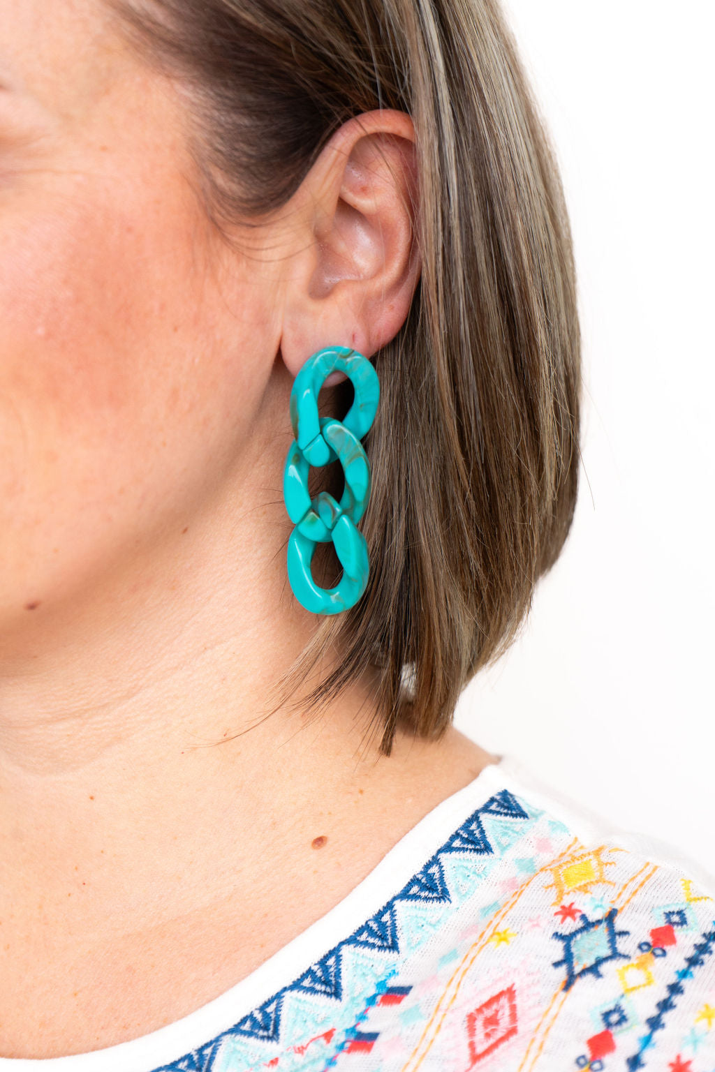 Brooklyn Earrings - Turquoise