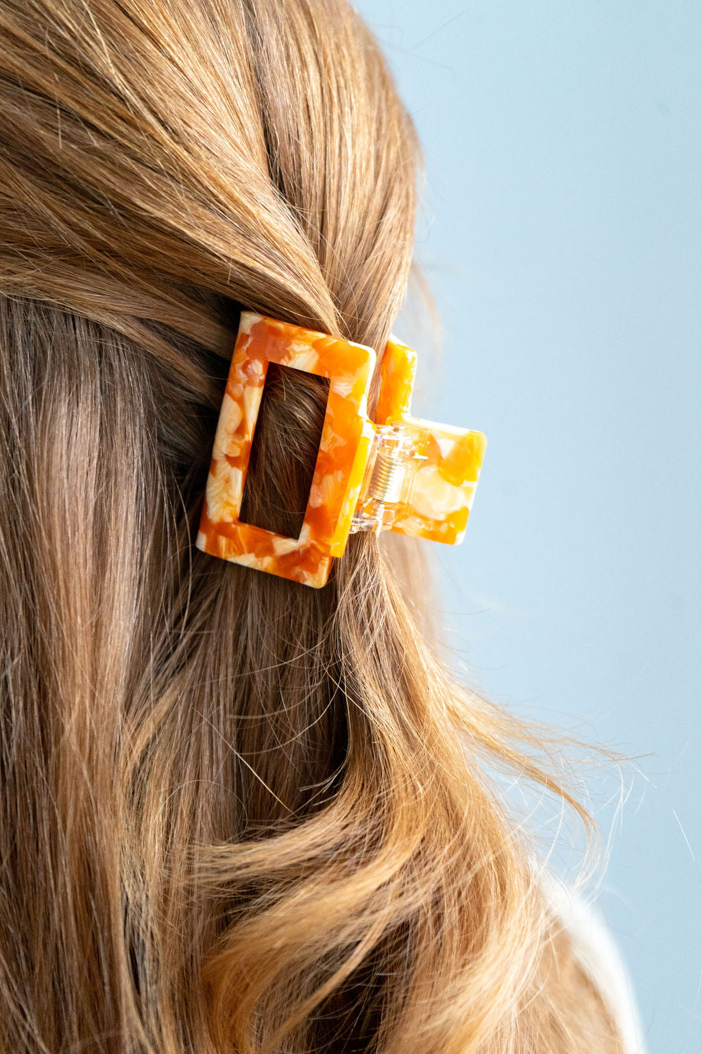 Carly Hair Claw - Orange