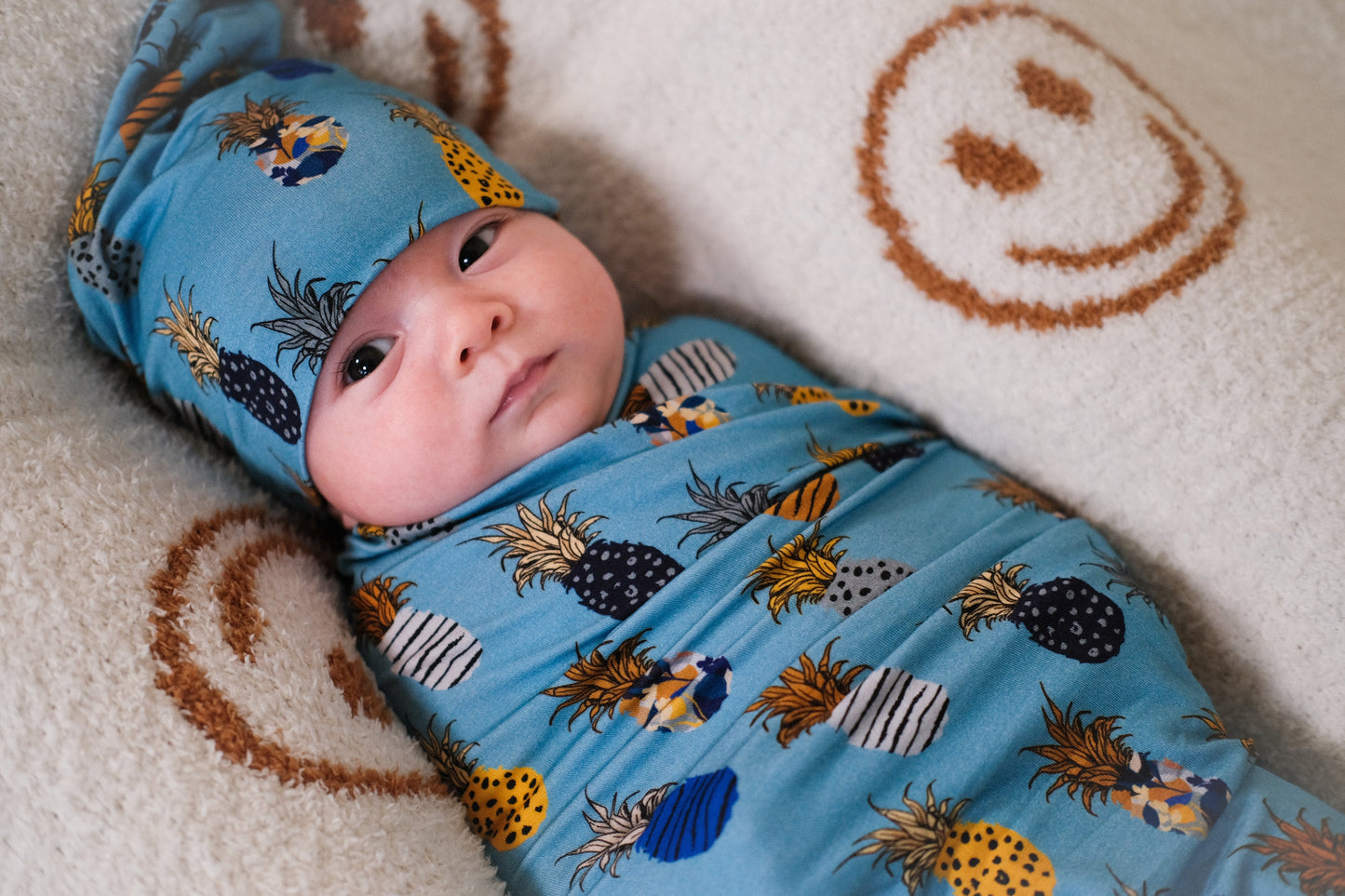 Caught in the Rain (Pineapple) Swaddle