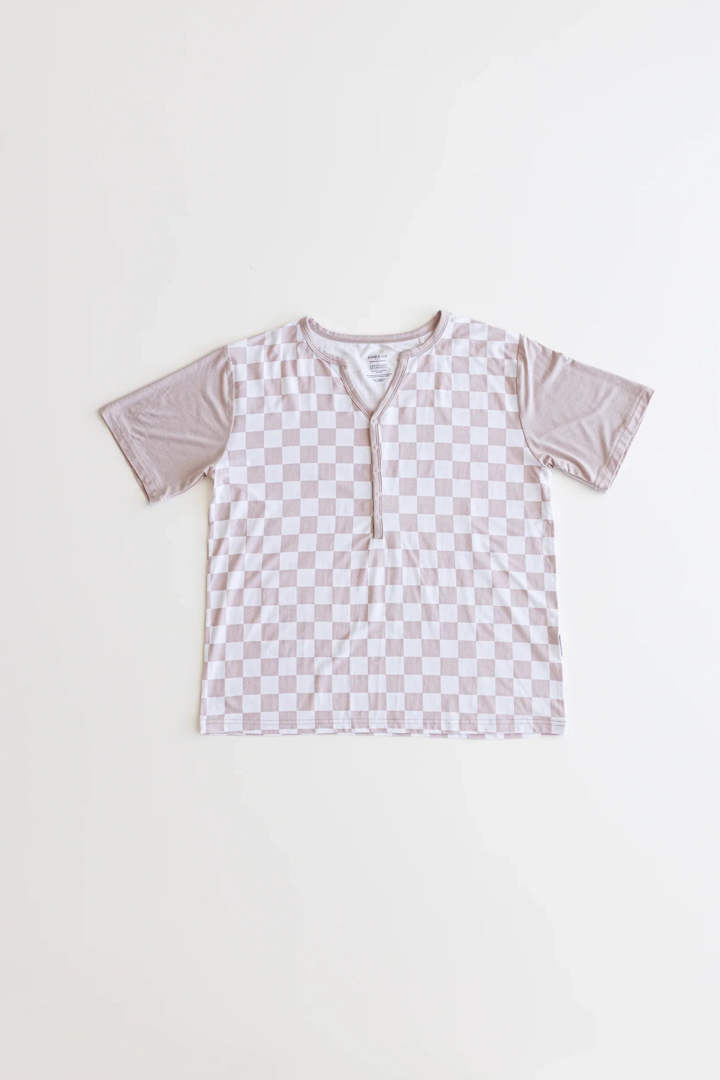 Checkered Bamboo Mama Pajamas | Two Piece Set