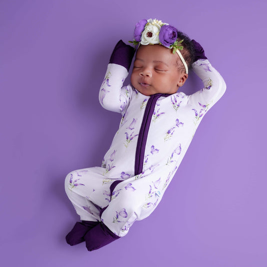 Estella (Lavender Butterfly) Romper