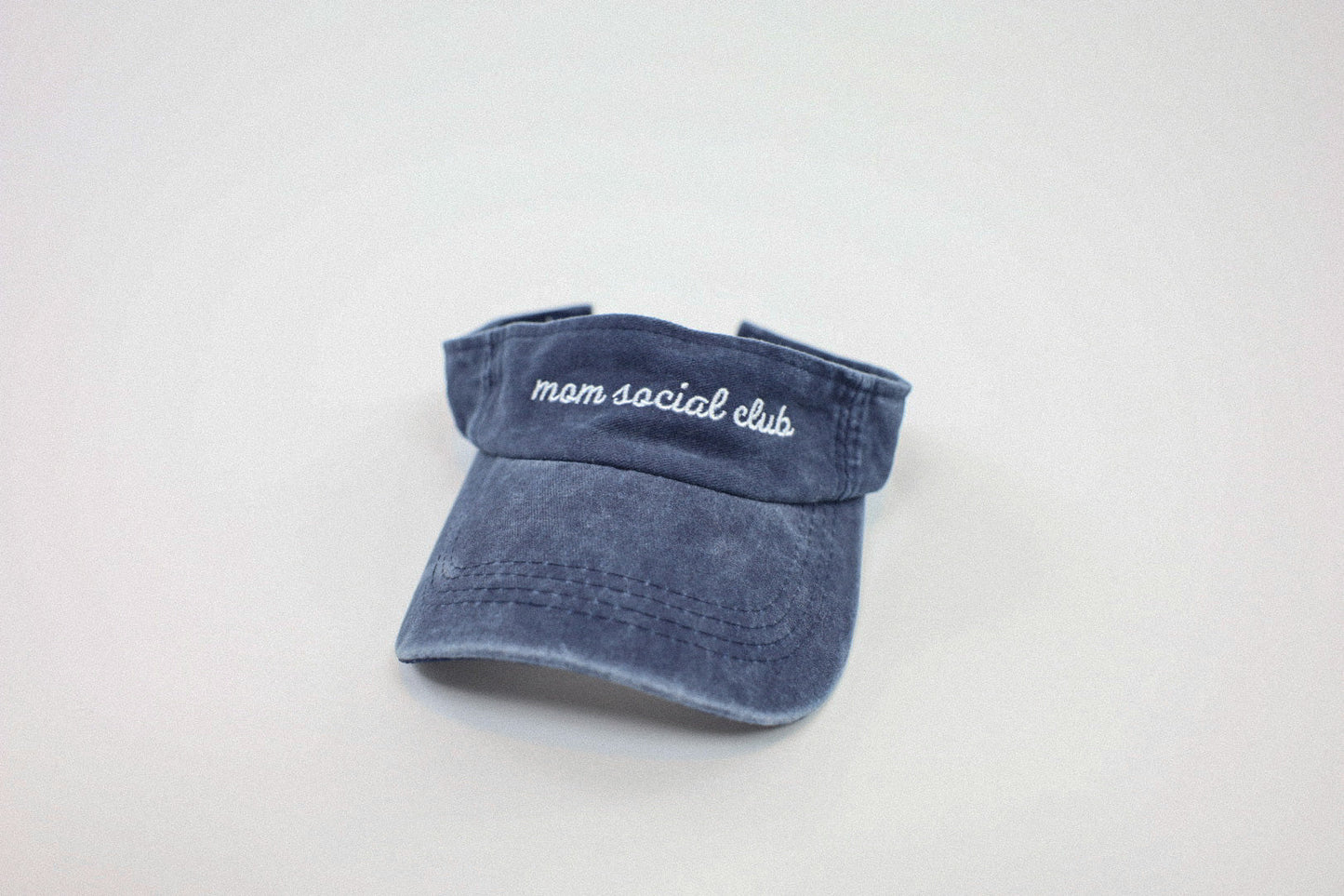 Mom Social Club Visor | Vintage Blue