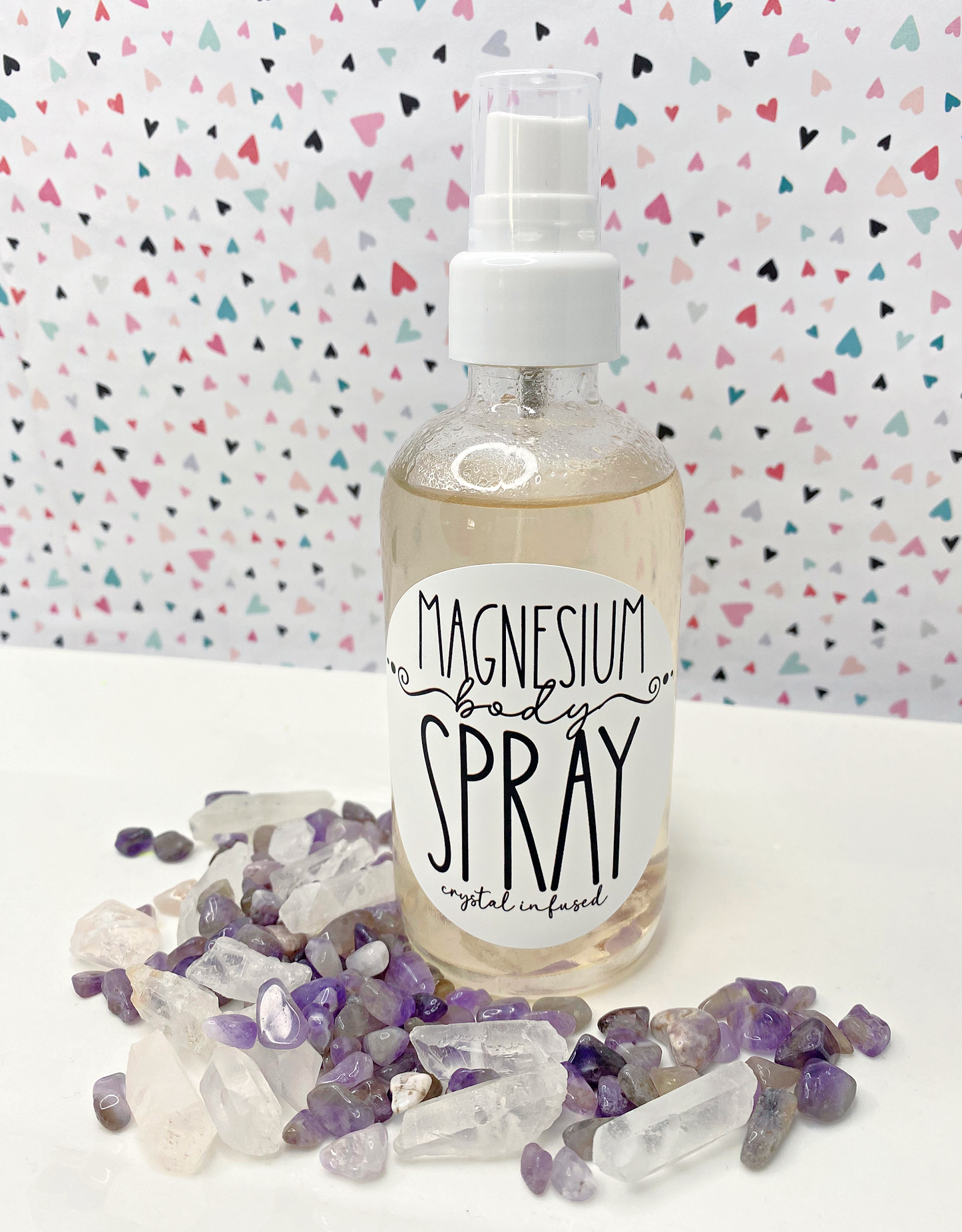 Crystal Infused Magnesium Spray - Daily Body Mist