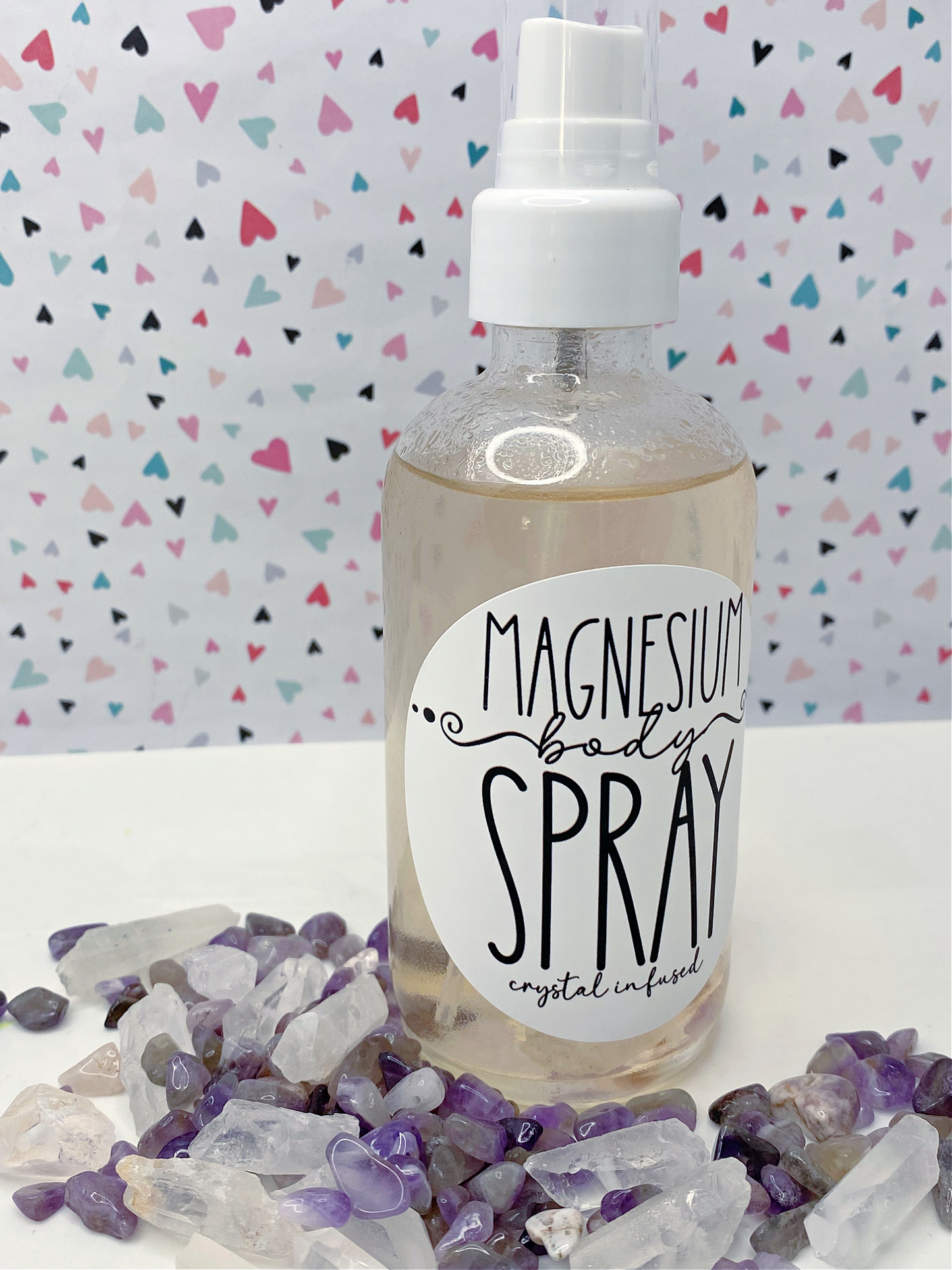 Crystal Infused Magnesium Spray - Daily Body Mist