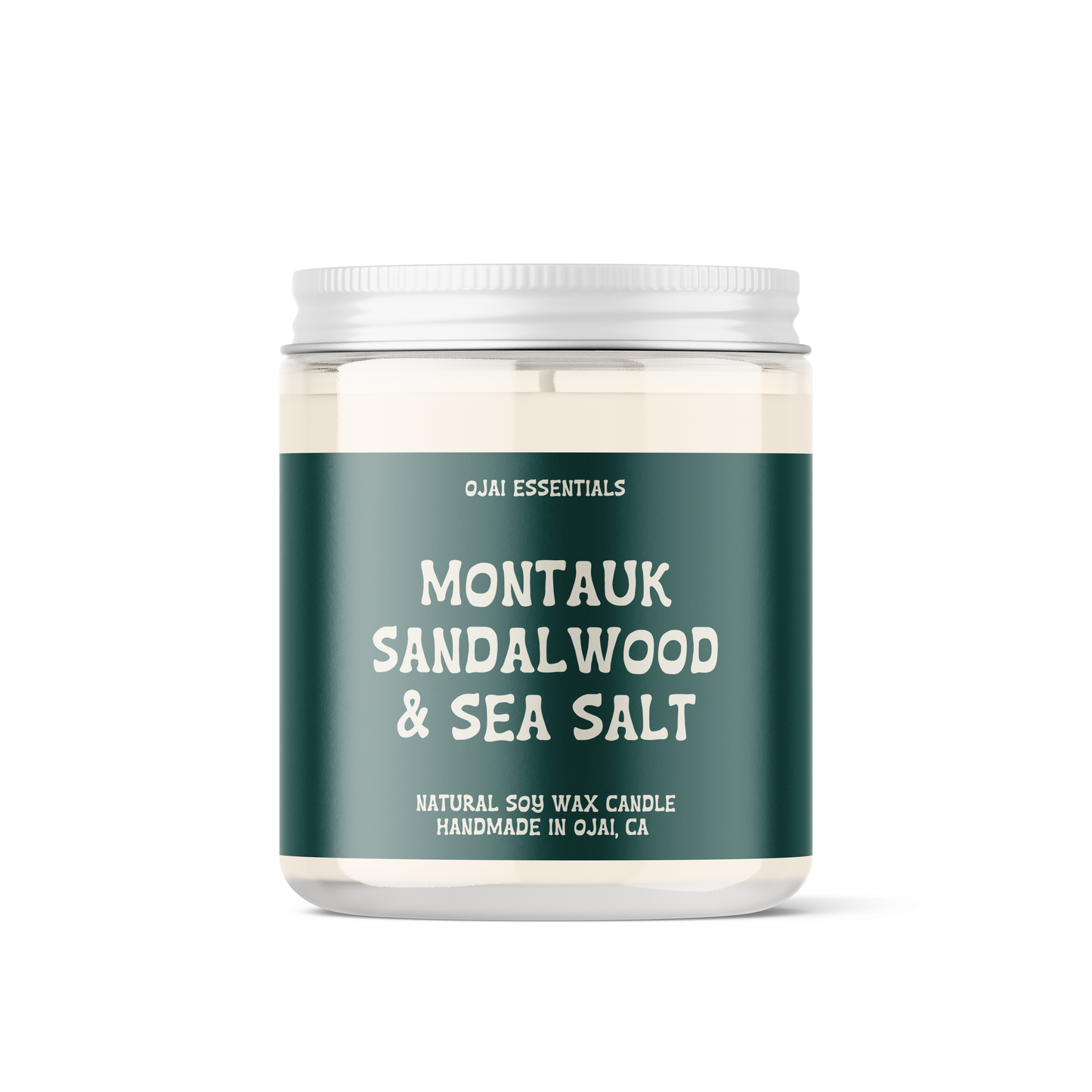 Candle | Montauk Sandalwood & Sea Salt | Natural Soy Wax