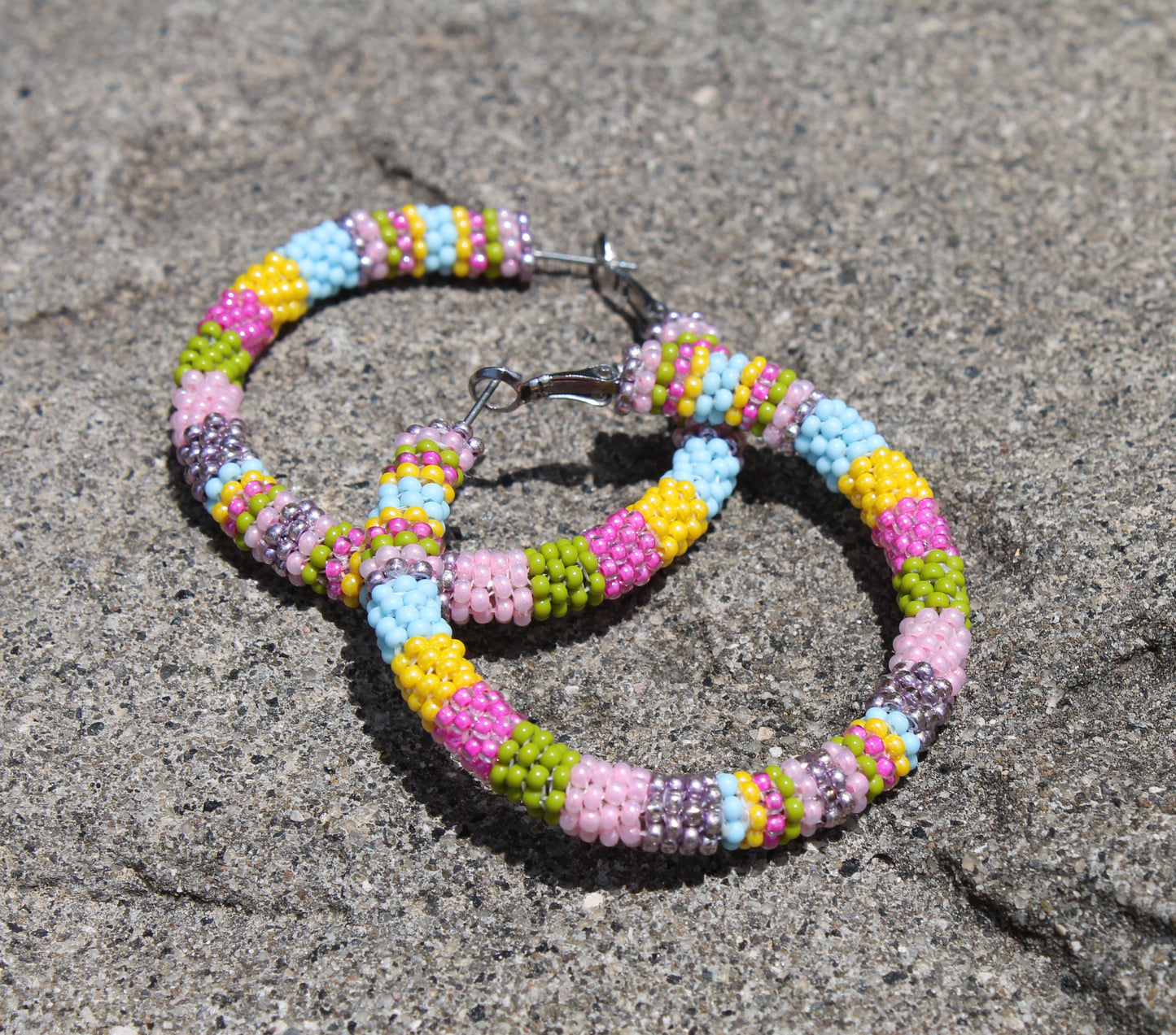 Pastel Rainbow Hoops