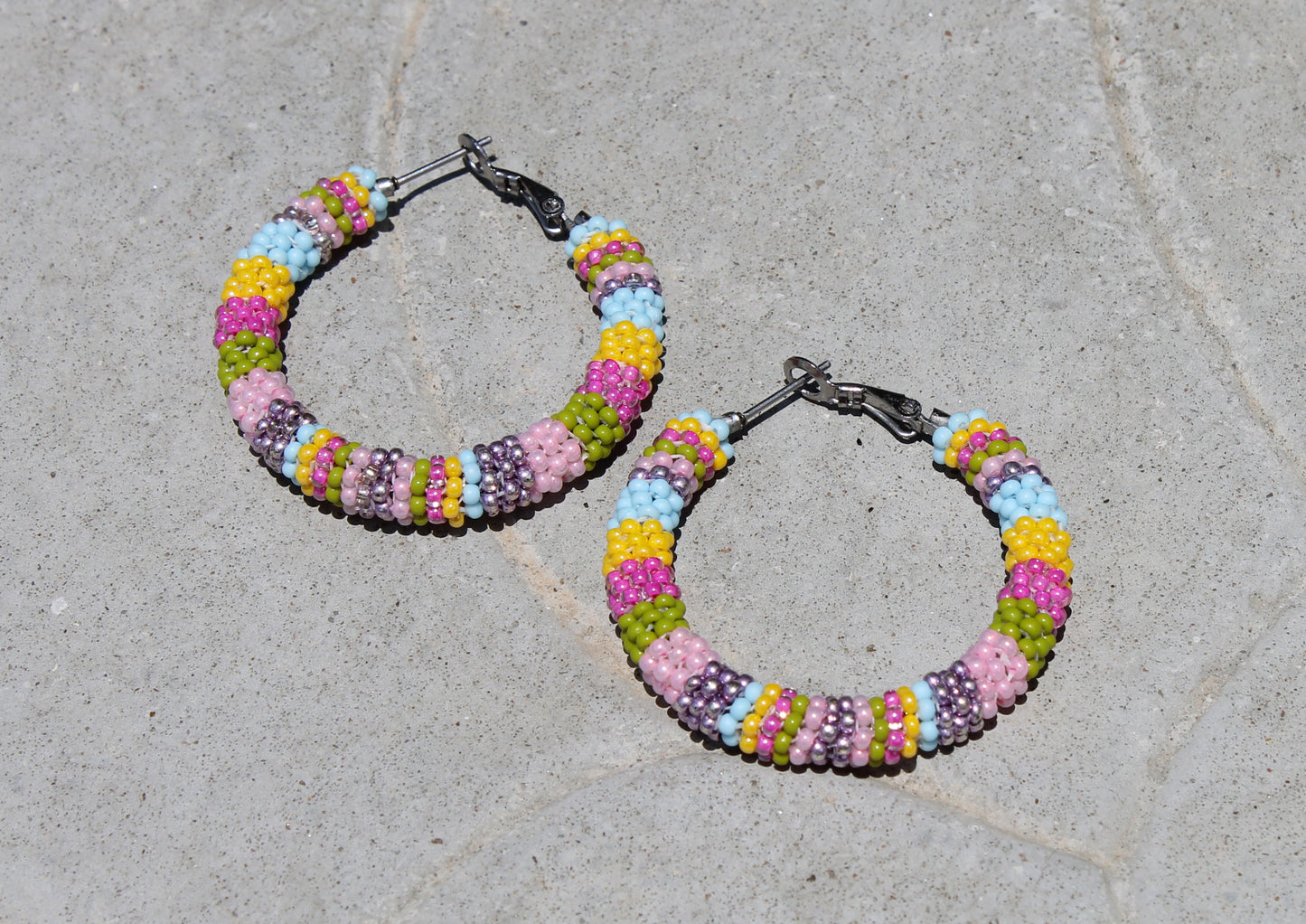 Pastel Rainbow Hoops