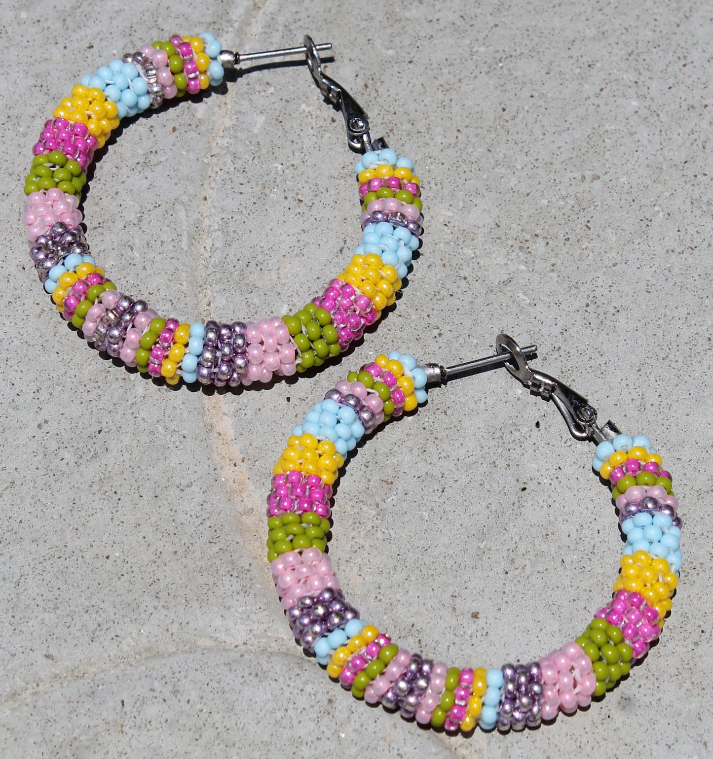 Pastel Rainbow Hoops