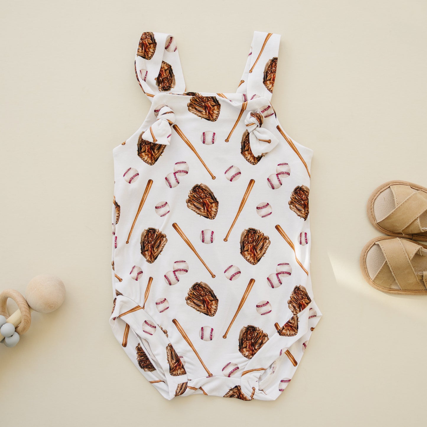 Grand Slam Bamboo Knotted Shortalls