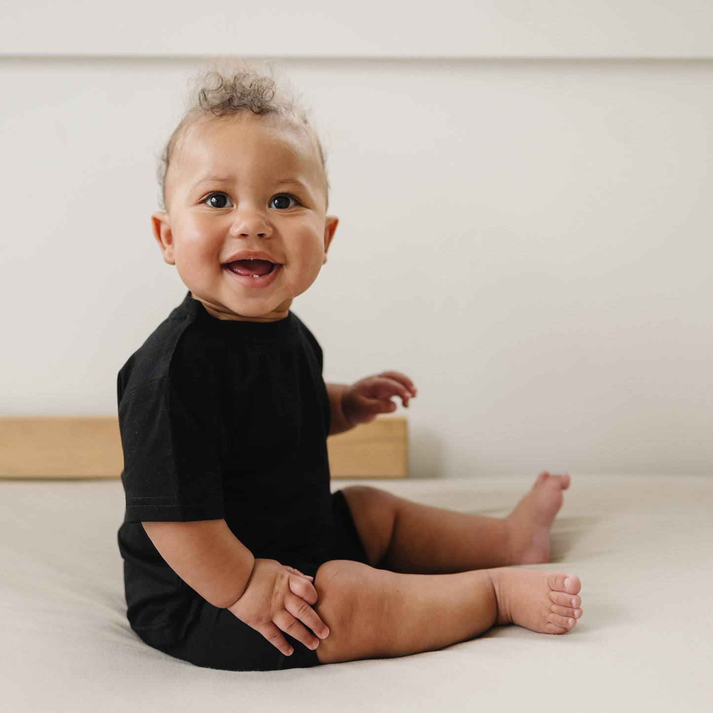 Bamboo Tee & Bike Shorts Set