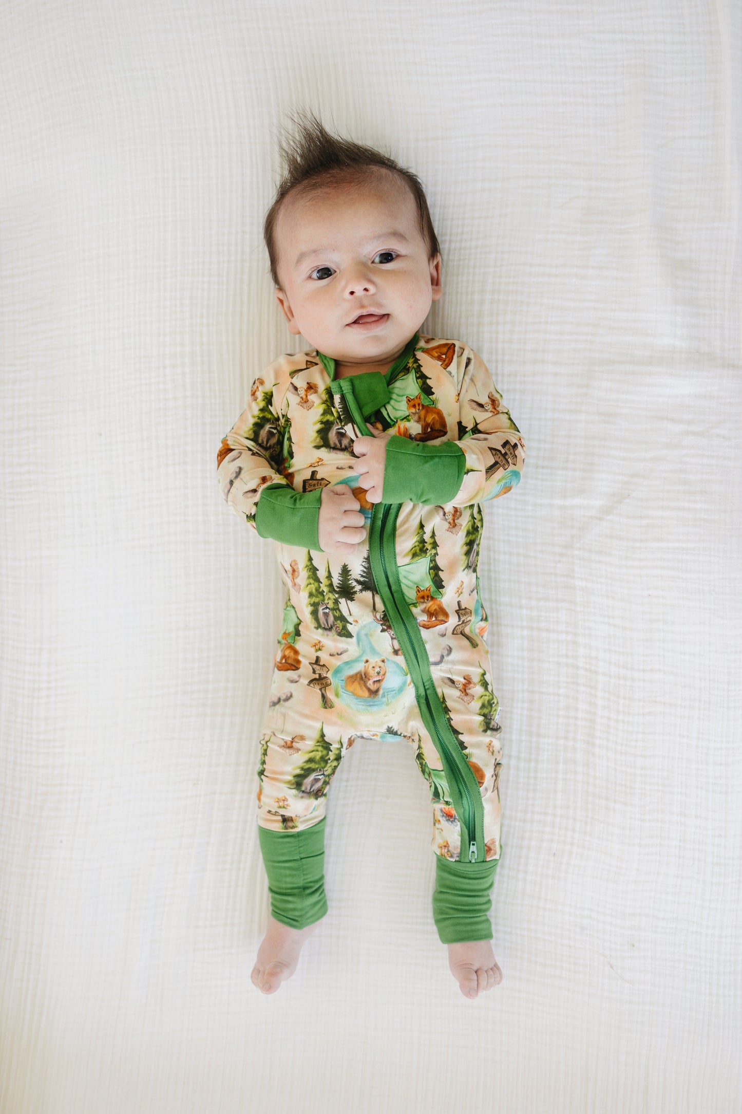 Camping Bamboo Zippy Romper