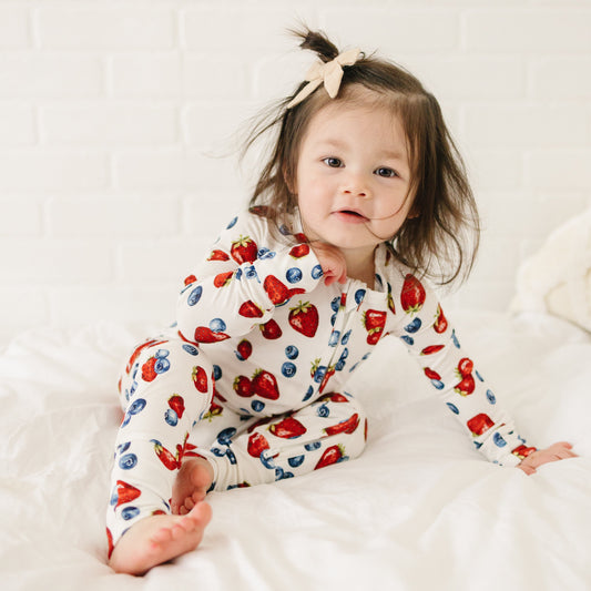 Berry Sweet Bamboo Zippy Romper