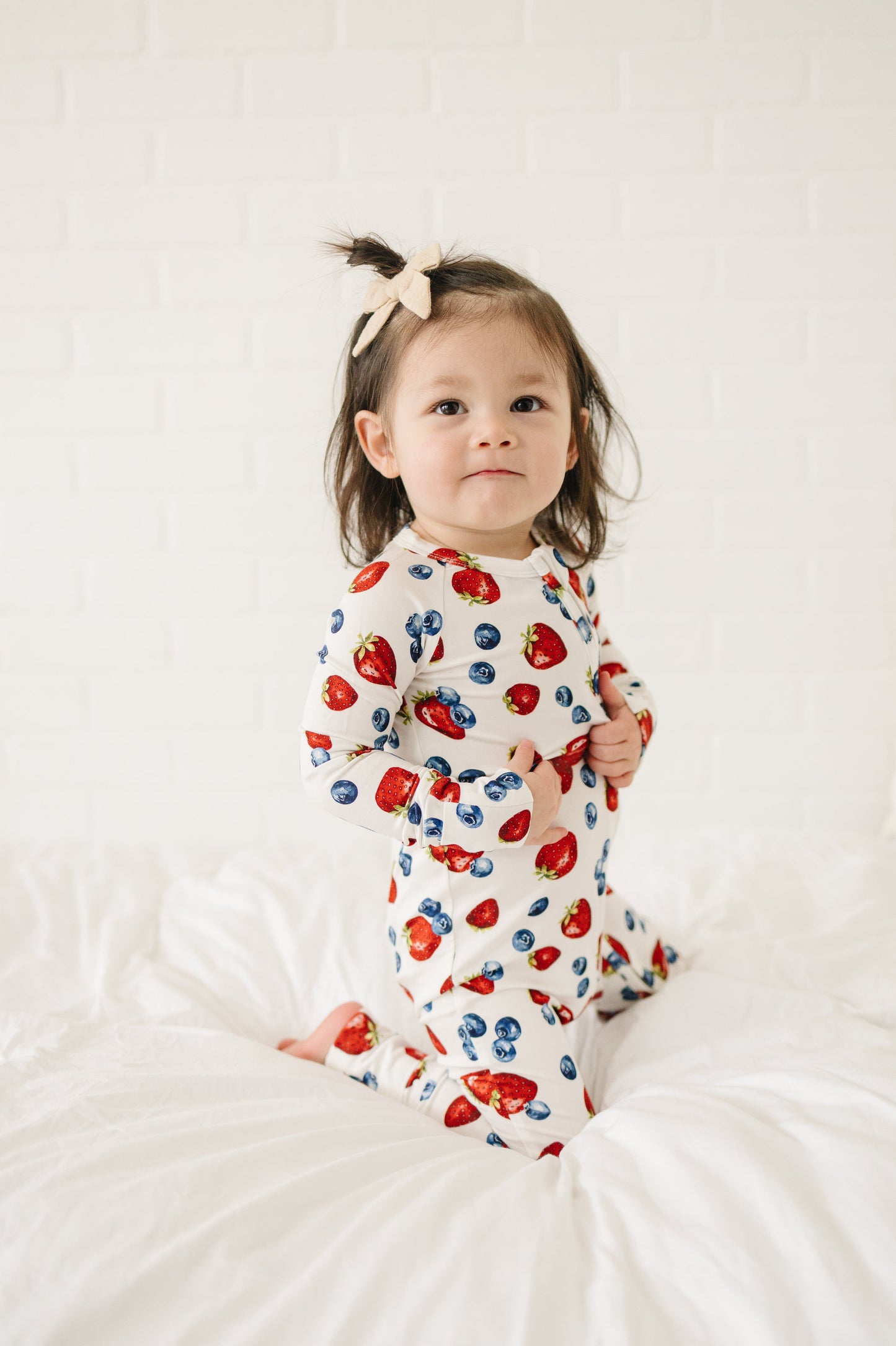 Berry Sweet Bamboo Zippy Romper