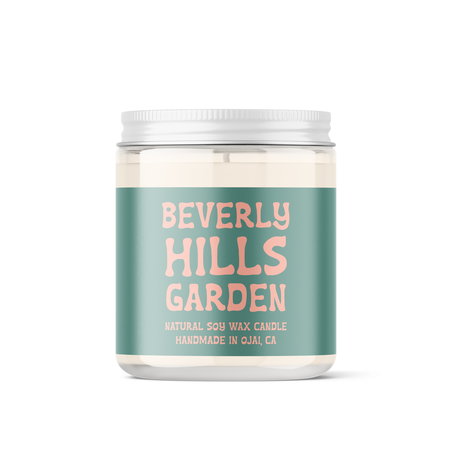 Candle | Beverly Hills Garden | Natural Soy Wax  | Glass Jar