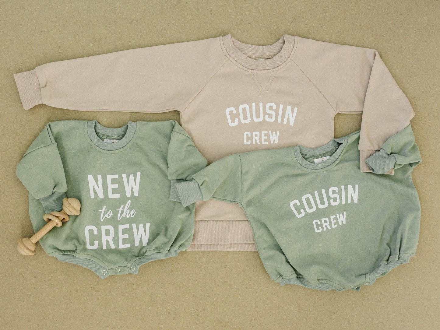 Cousin Crew Sweatshirt Romper or Crewneck